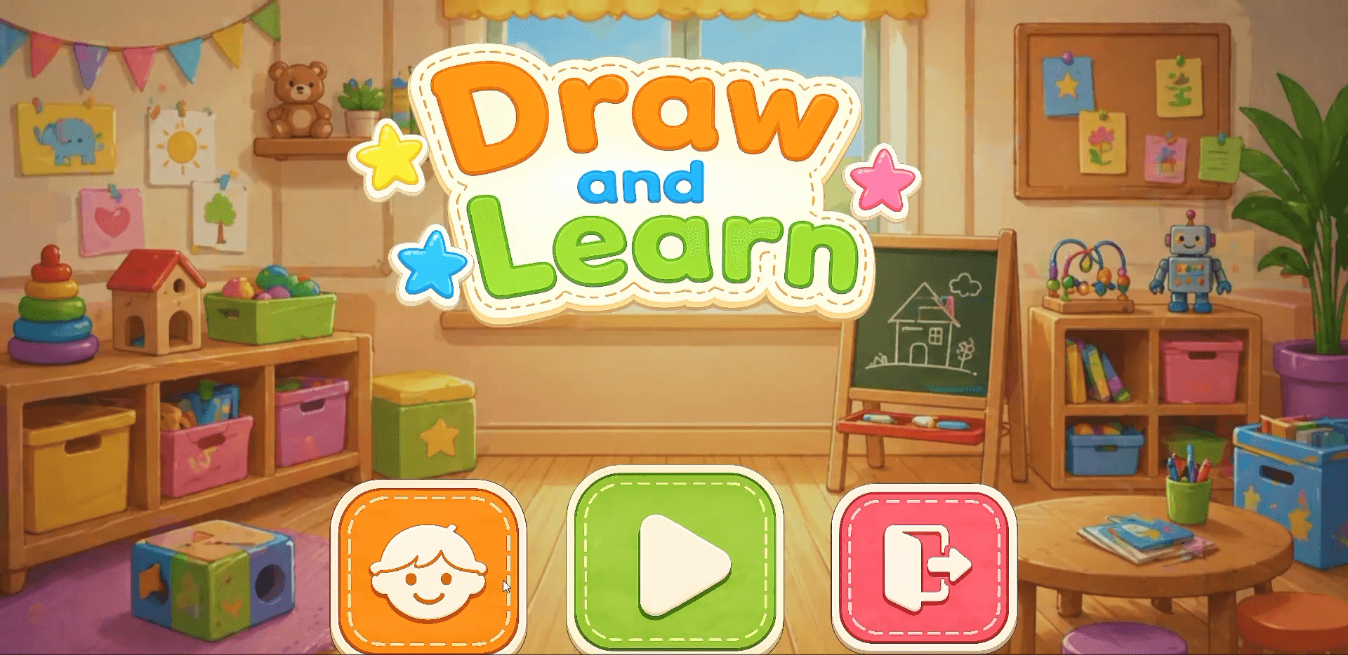 ChildGame educational coloring and tracing game prototype